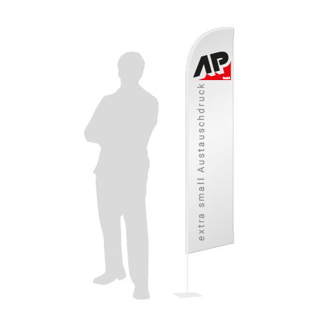 Beachflag Wind Austauschdruck | Extra Small (215 cm) | einseitig bedruckt