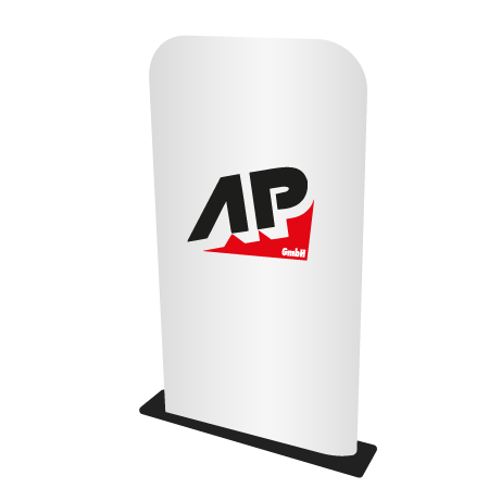 Aufsteller ZIPP | B 120 cm x H 238 cm | bedruckt