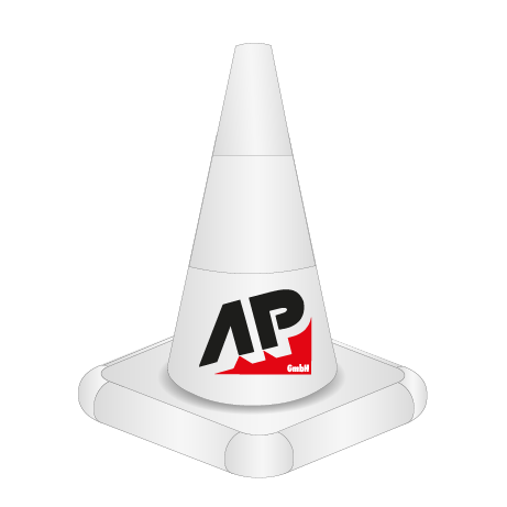 Aufblasbarer Straßenpylon als Produktnachbildung