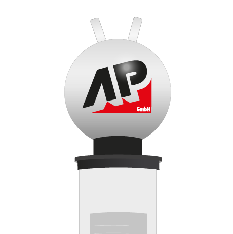 Aufblasbarer Hüpfball als Sonderproduktion