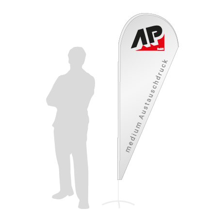 Beachflag Drop Austauschdruck | Medium (280 cm) | einseitig bedruckt