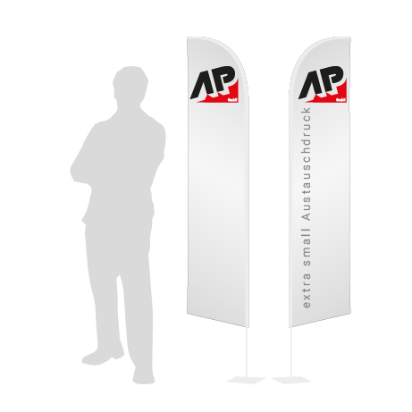 Beachflag Wind Austauschdruck | Extra Small (215 cm) | beidseitig bedruckt