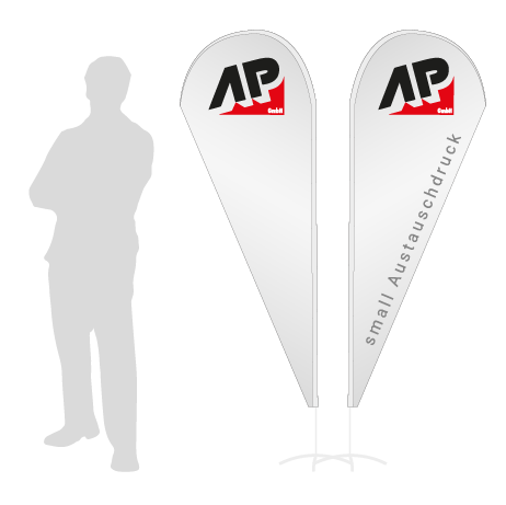 Beachflag Drop Austauschdruck | Small (210 cm) | beidseitig bedruckt